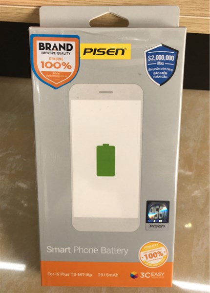Pin iPhone 6+ PISEN