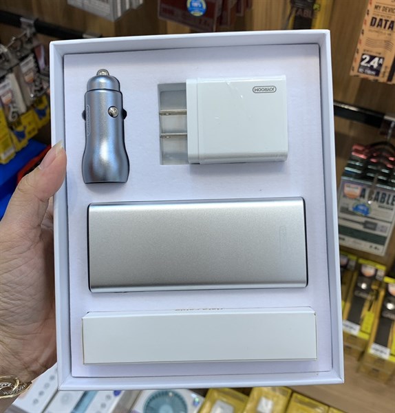 Combo sạc JOYROOM JR-PGTZ 3 in 1 Sạc & Cáp & Sạc dự phòng