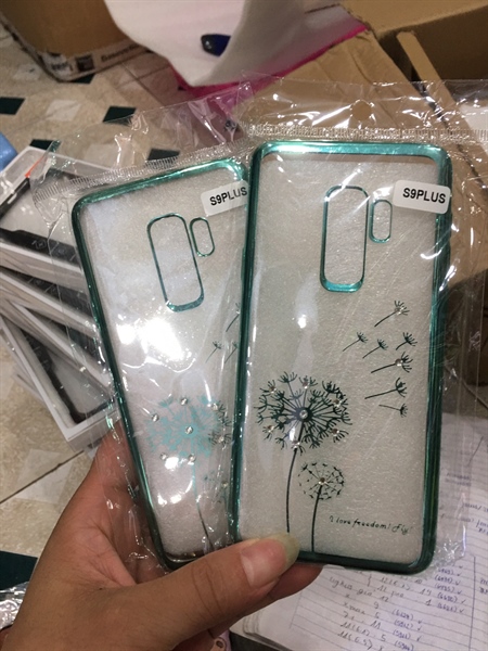 Ốp SAMSUNG J7 Dou silicon hoa viền đá