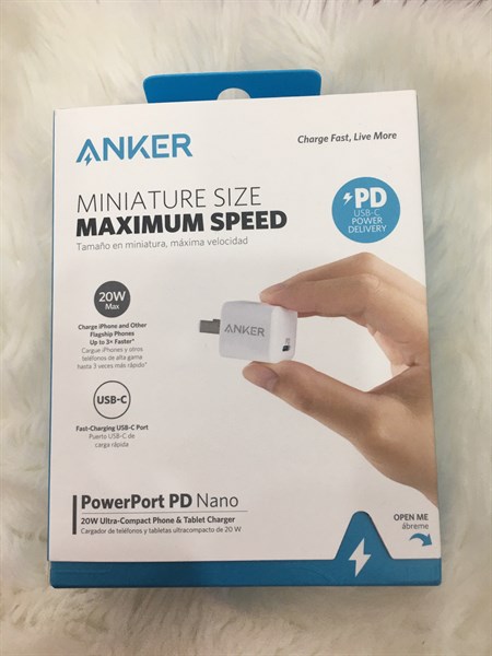Sạc ANKER A2634/ A2670 PowerPort PD Nano 20W