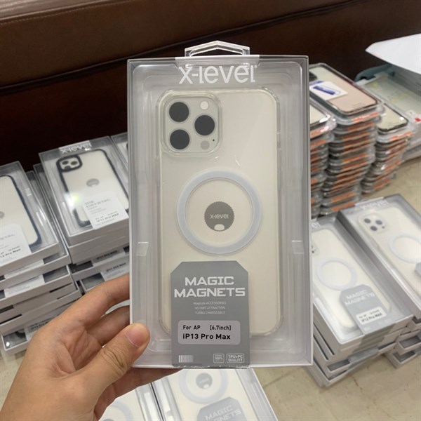 Ốp X-level/ X&M viền si/ Fiber kệ Magsafe iPhone 12 Pro Max 6.7