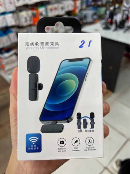 Mic thu âm K9 không dây đôi iPhone