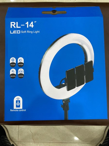 Đèn LED Live RL-14 40cm 3 đầu kẹp hỗ trợ điều khiển từ xa