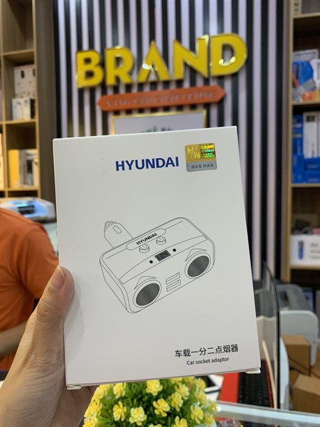 Bộ chia 2 tẩu và 2 USB trên ô tô HUYNDAI
