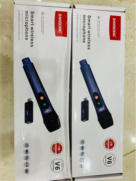 Micro không dây 1 mic ZANSONG V6