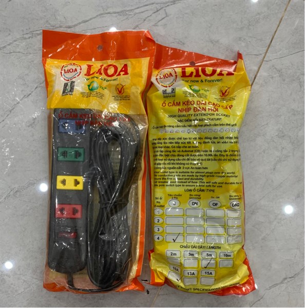 Ổ điện LIOA 4SND5.2.10 5m