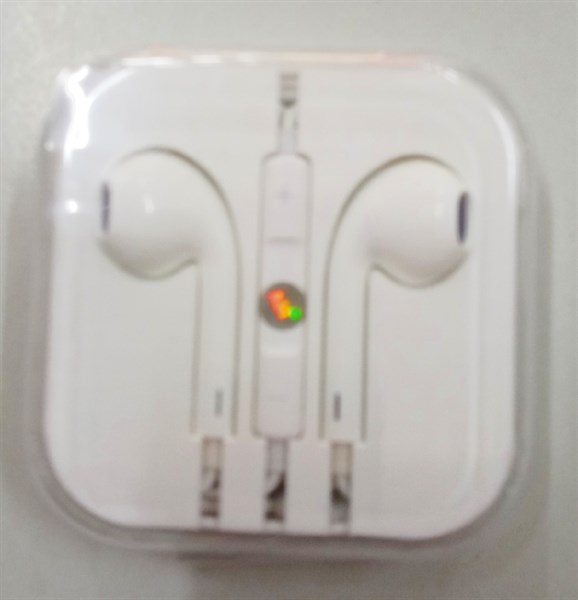 Tai nghe nhét tai iPHONE 5/6 BRAND tem bạc