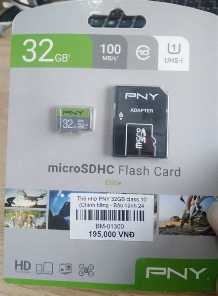 Thẻ nhớ PNY 32GB class 10 ( áp dụng từ 10.5.2021)