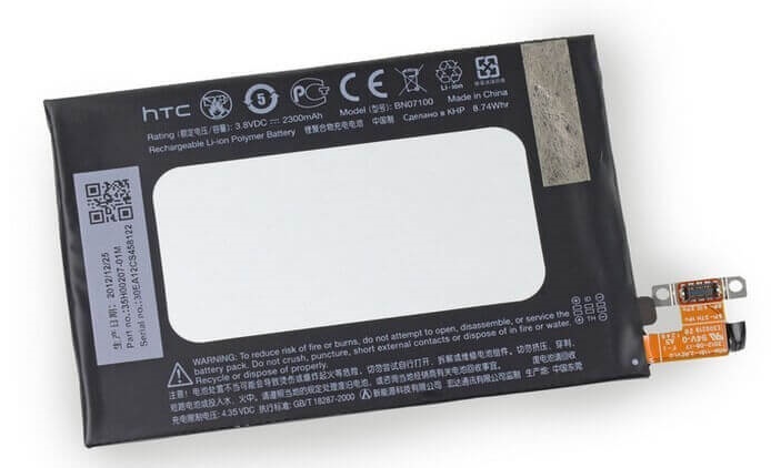 Pin HTC One M9 dung lượng chuẩn