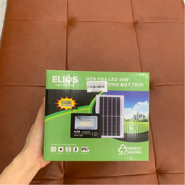 Pha LED ELIOS 40W năng lượng mặt trời
