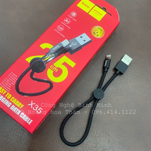 Cáp sạc HOCO X35 Lighting 25cm
