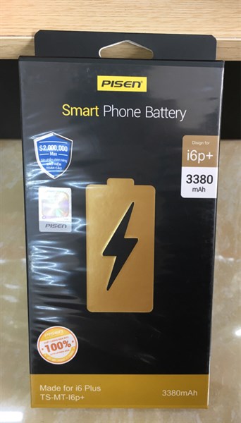 Pin iPHONE 6+ PISEN dung lượng cao