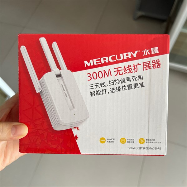 Kích sóng WIFI MERCURY MW310RE 3 râu