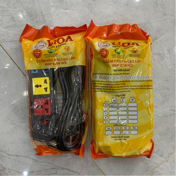 Ổ điện LIOA 2DND5.2.10 5m