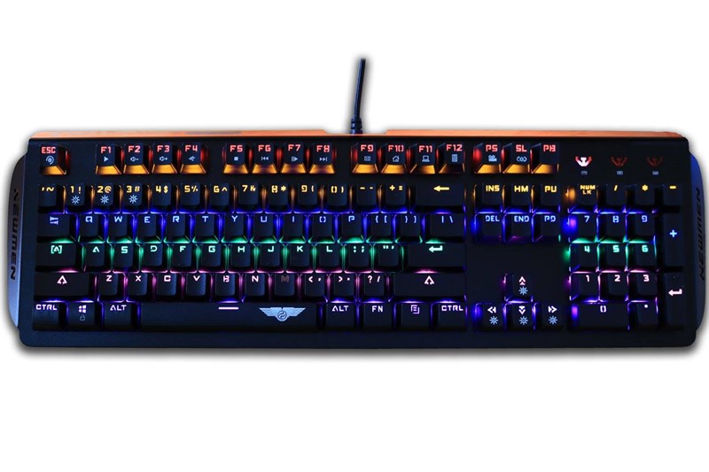 Bàn phím cơ NEWMEN GM369R MIX LED có dây