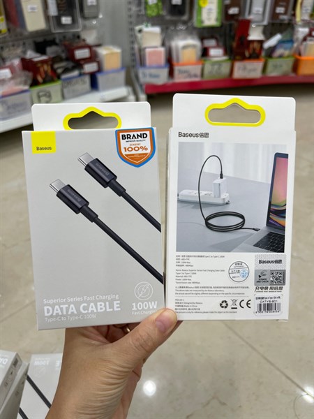 Cáp sạc BASEUS TYPE-C to TYPE-C 100W CATYS/ CATJ 1m/ CAJY 1.2m