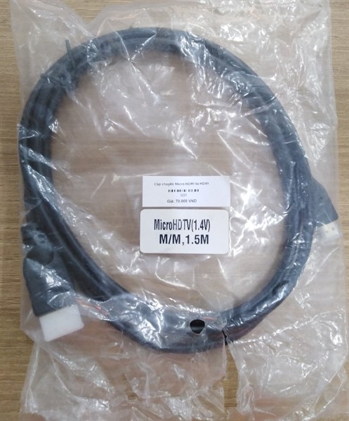 Cáp chuyển Micro HDMI to HDMI