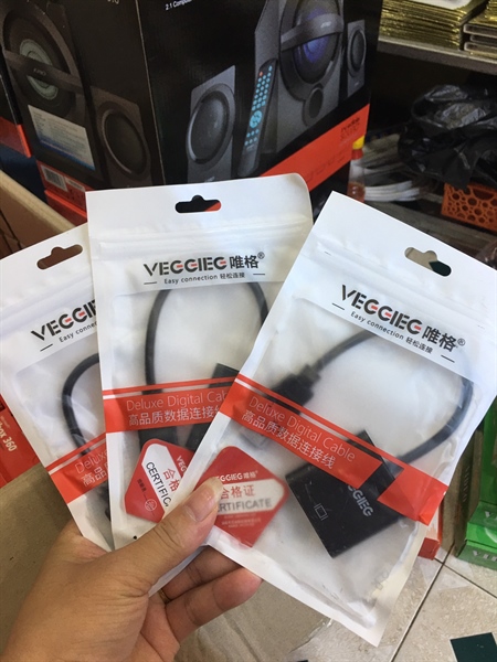 Cáp HDMI to VGA VEGGIEG