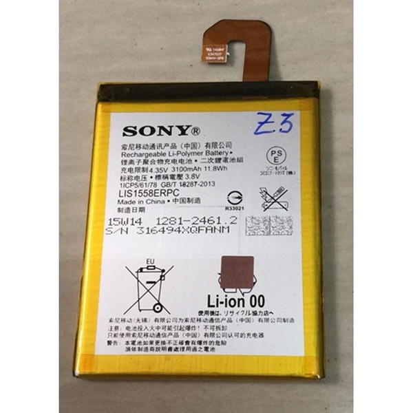 Pin SONY Z3 dung lượng chuẩn
