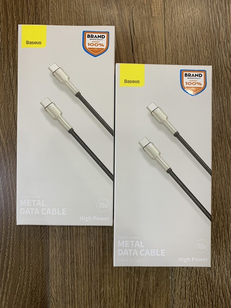 Cáp sạc BASEUS TYPE-C to TYPE-C 100W CATJK-C01/ CATWJ-01/ CADH 100cm