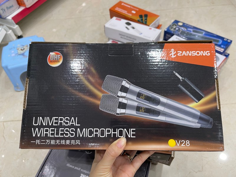 Micro không dây 2 míc ZANSONG V28