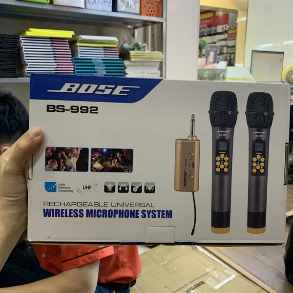 Micro không dây 2 míc BOSE BS-992