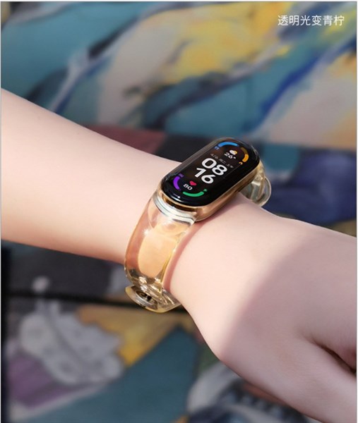 Dây đeo đồng hồ Miband 3/4/5 Trong suốt