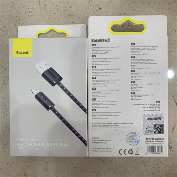 Cáp sạc BASEUS Lightning 2m 2.4A CALD000402