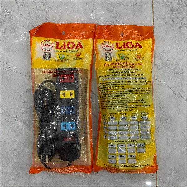 Ổ điện LIOA 4SND3.2.10 3m