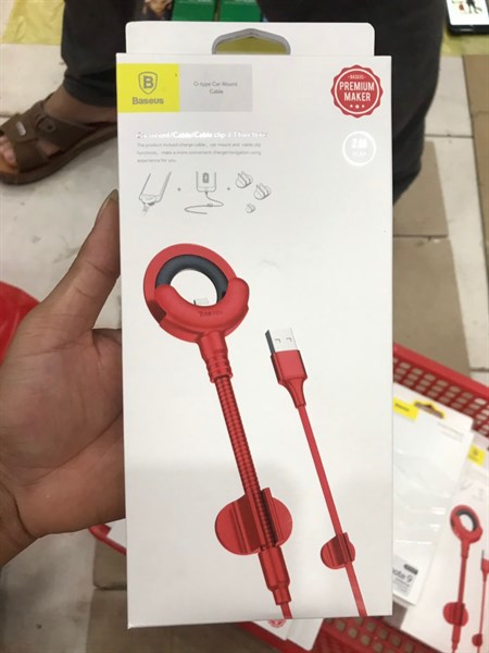 Cáp BASEUS chân lighting kèm đế đỡ CALOX-09
