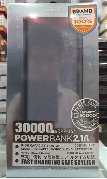 Sạc dự phòng REMAX RPP-154 30.000mAh