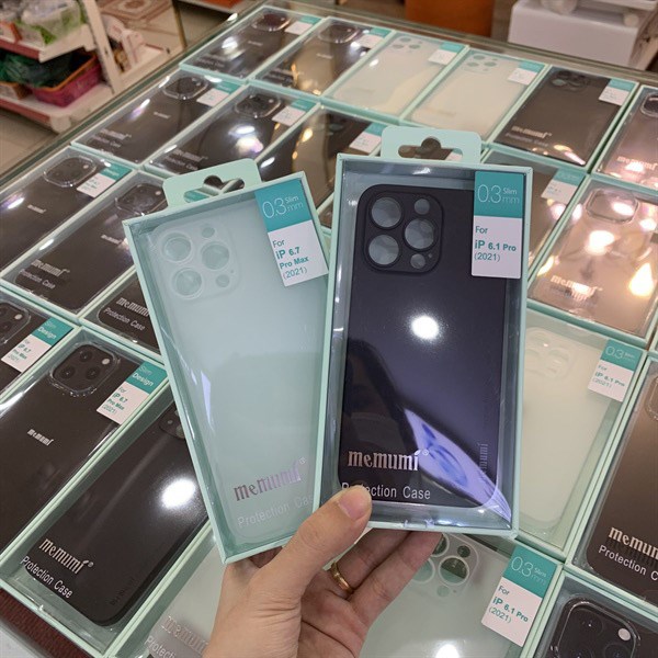 Ốp iPHONE 14 6.1 MEMUMI lụa
