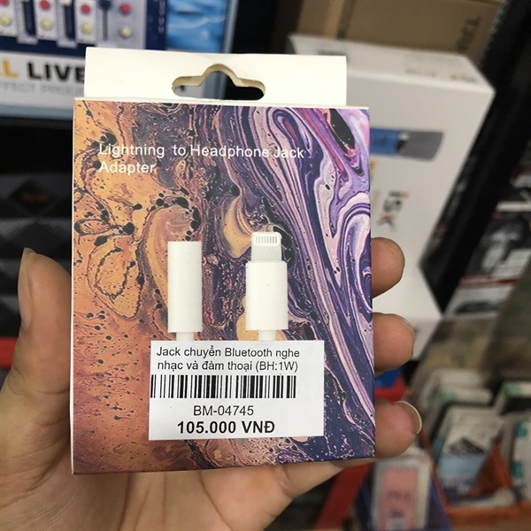 Jack chuyển Bluetooth nghe nhạc và đàm thoại