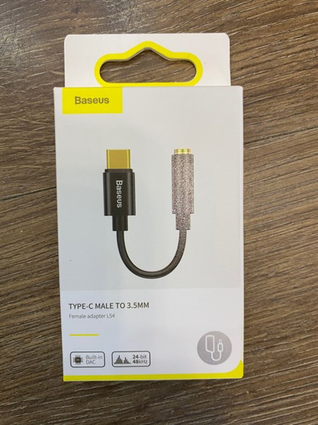 Jack chuyển BASEUS L54 Type-C to AUX 3.5mm