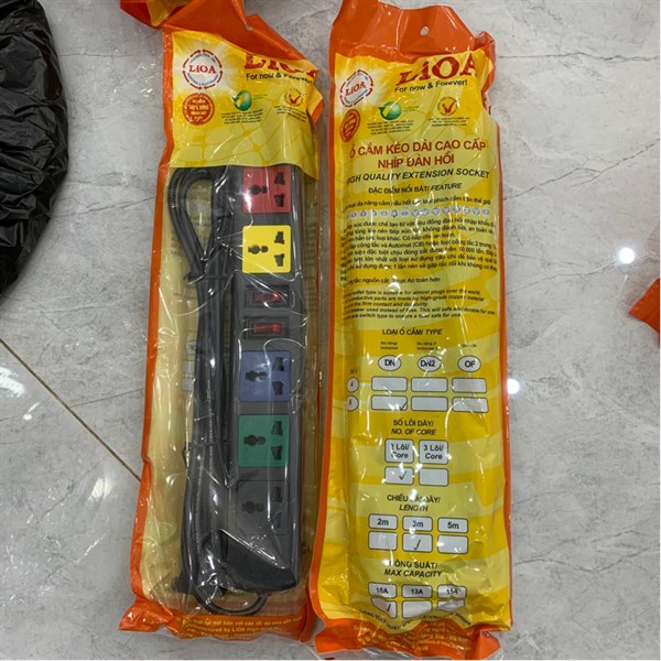 Ổ điện LIOA 6DND3.2.10 3m