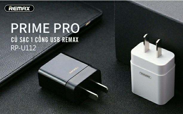 **Sạc REMAX 1A RP-U12/U112 3C (Chính hãng - BH 24 tháng)