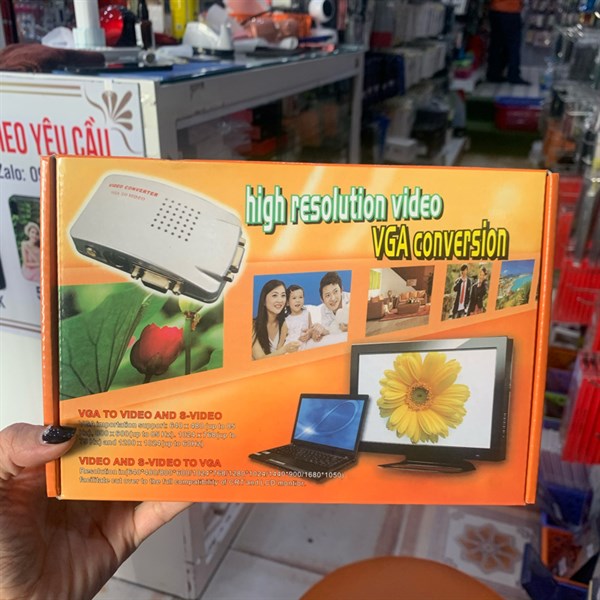 Bộ chuyển đổi VGA to AV/S-Video