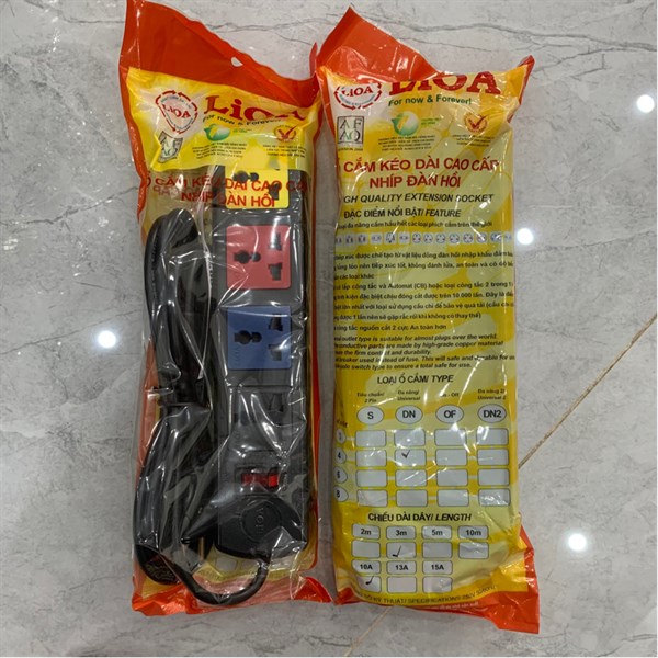 Ổ điện LIOA 4DND3.2.10 3m
