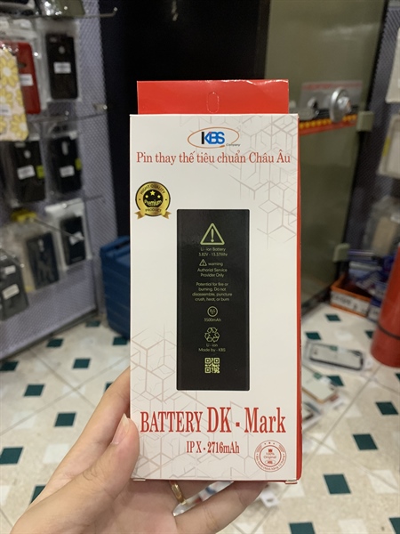 Pin iPhone X KBS/VTECH/DrPHONE dung lượng chuẩn
