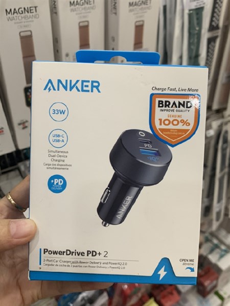 Tẩu sạc ANKER A2721/ A2732/ A2724 PD 1 USB 1 Type-C