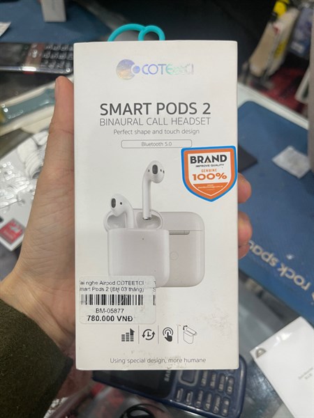 Tai nghe Bluetooth Airpod COTEETCI Smart Pods 2