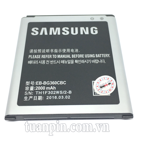Pin SAMSUNG J2 (G360) EB-BG360CBC dung lượng chuẩn