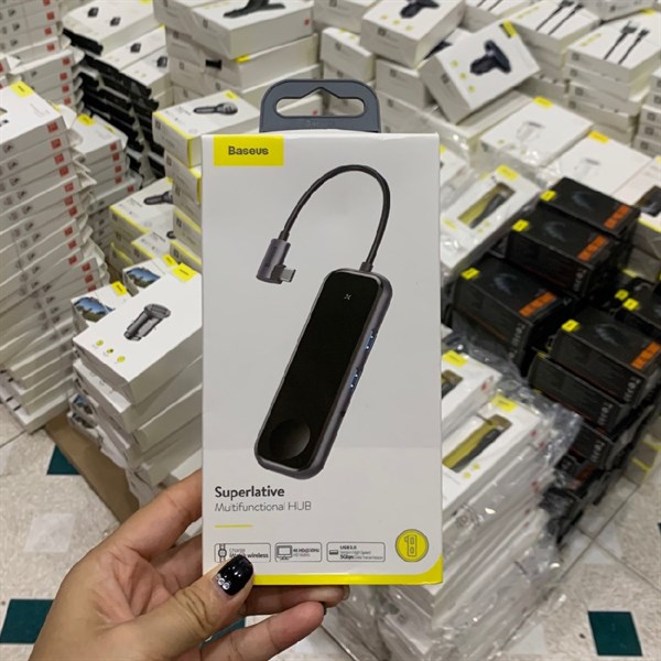 Bộ chuyển HUB BASEUS CAHUB-AZ0G Kiêm sạc Apple watch