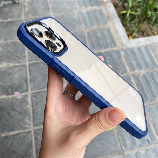 Ốp iPHONE 13 Pro Max 6.7 X-Level/ FILADA lưng kính viền màu