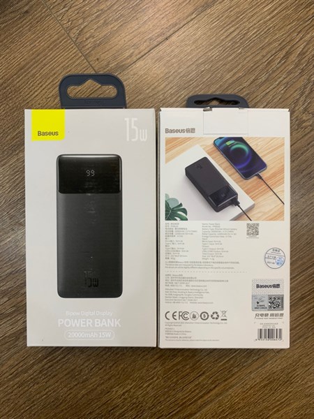 Sạc dự phòng BASEUS Bipow PPDML-J01 15W 20.000mAh