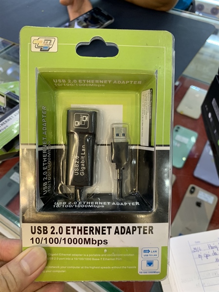 Chuyển USB sang Lan ETHERNET xịn
