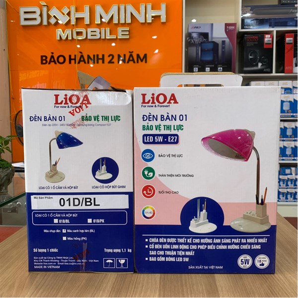 Đèn bàn khớp mềm 01D/BL