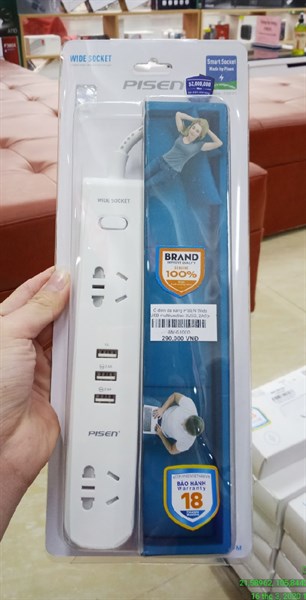 Ổ điện đa năng PISEN Wide USB multifunction 3USB, 2AC)-K-23/PSCXB-02U