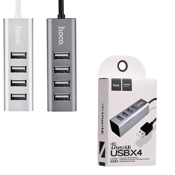 Bộ chia USB HOCO BH1/ HB14 chia 1 ra 4