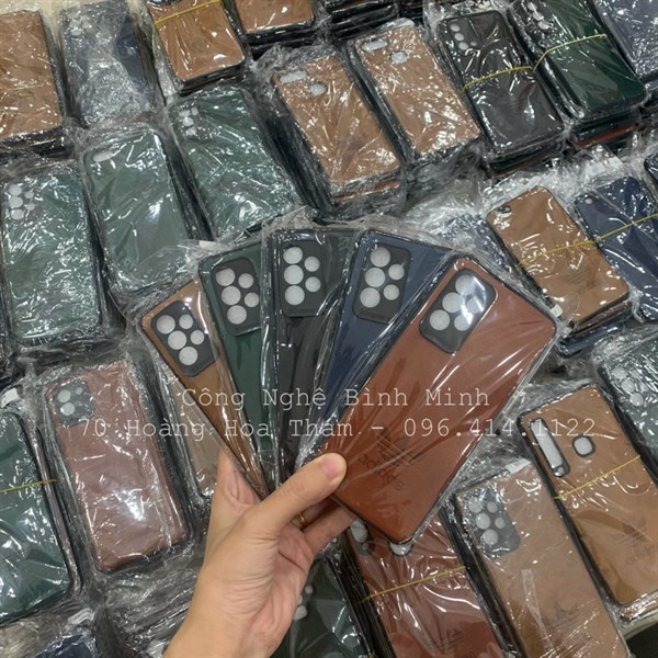 Ốp OPPO A16K silicon giả da